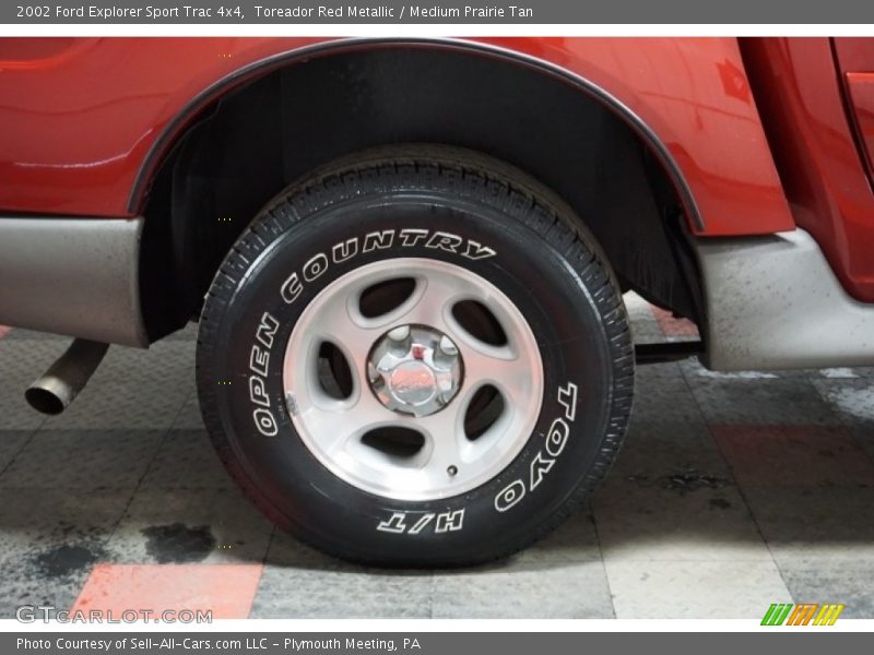 Toreador Red Metallic / Medium Prairie Tan 2002 Ford Explorer Sport Trac 4x4