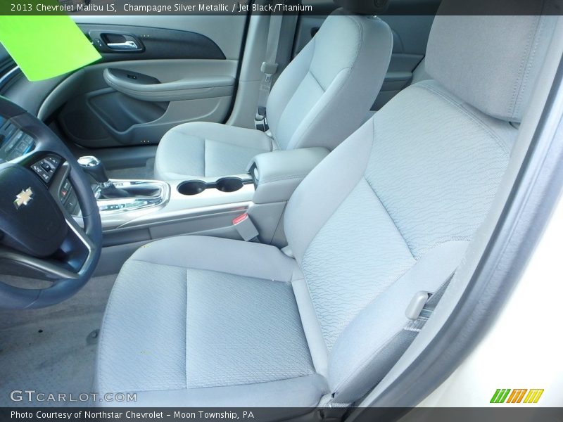 Champagne Silver Metallic / Jet Black/Titanium 2013 Chevrolet Malibu LS