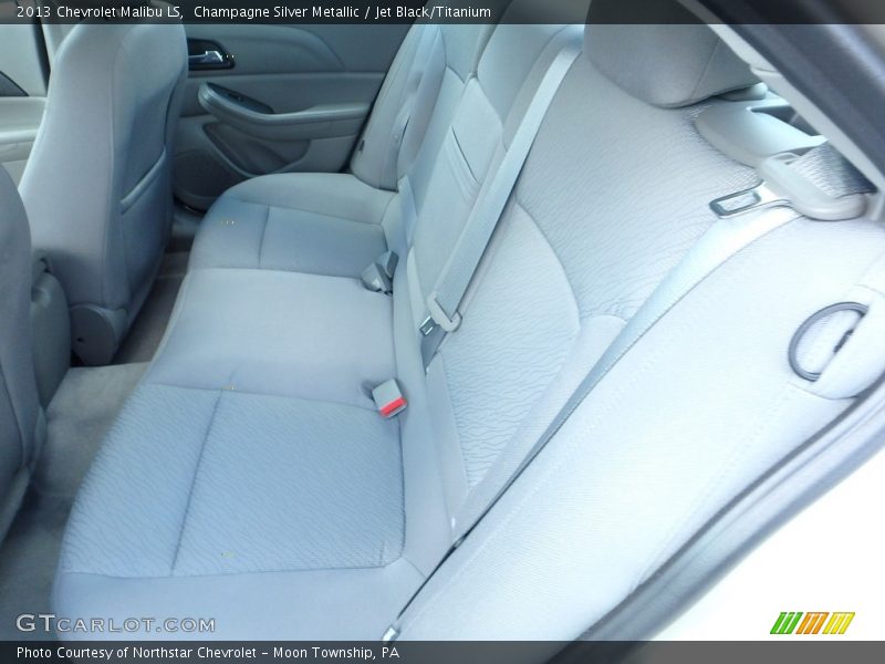 Champagne Silver Metallic / Jet Black/Titanium 2013 Chevrolet Malibu LS