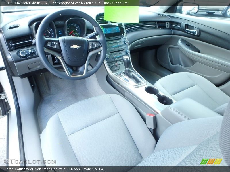 Champagne Silver Metallic / Jet Black/Titanium 2013 Chevrolet Malibu LS