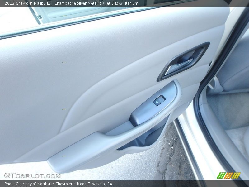 Champagne Silver Metallic / Jet Black/Titanium 2013 Chevrolet Malibu LS