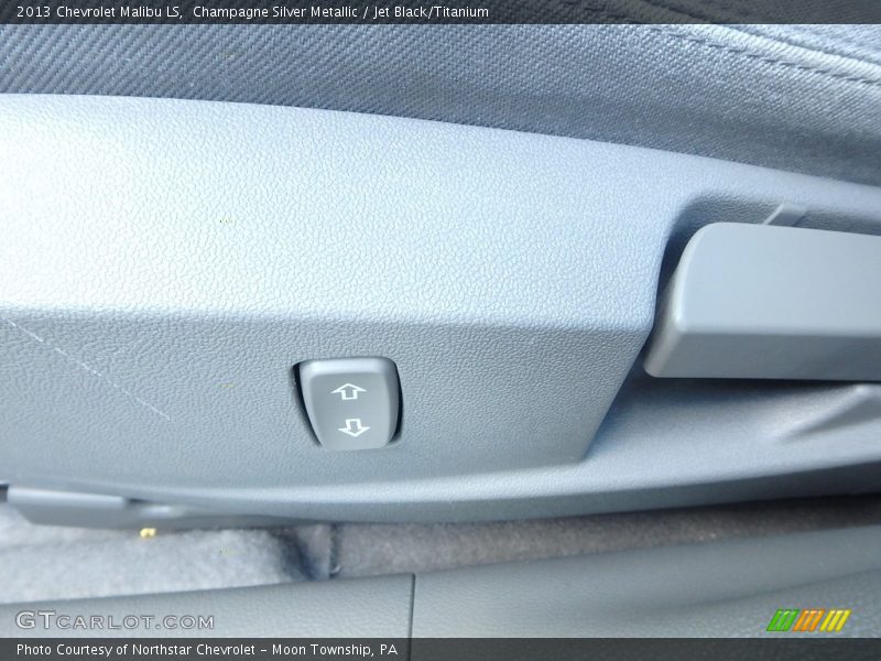 Champagne Silver Metallic / Jet Black/Titanium 2013 Chevrolet Malibu LS