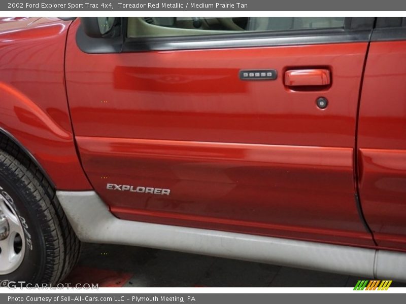 Toreador Red Metallic / Medium Prairie Tan 2002 Ford Explorer Sport Trac 4x4