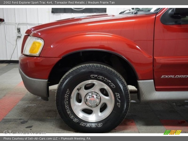 Toreador Red Metallic / Medium Prairie Tan 2002 Ford Explorer Sport Trac 4x4
