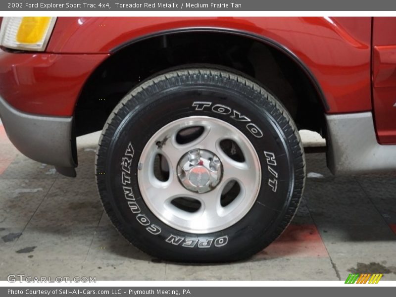 Toreador Red Metallic / Medium Prairie Tan 2002 Ford Explorer Sport Trac 4x4