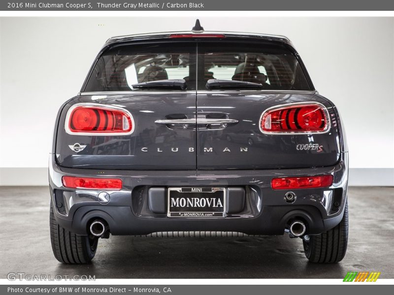 Thunder Gray Metallic / Carbon Black 2016 Mini Clubman Cooper S