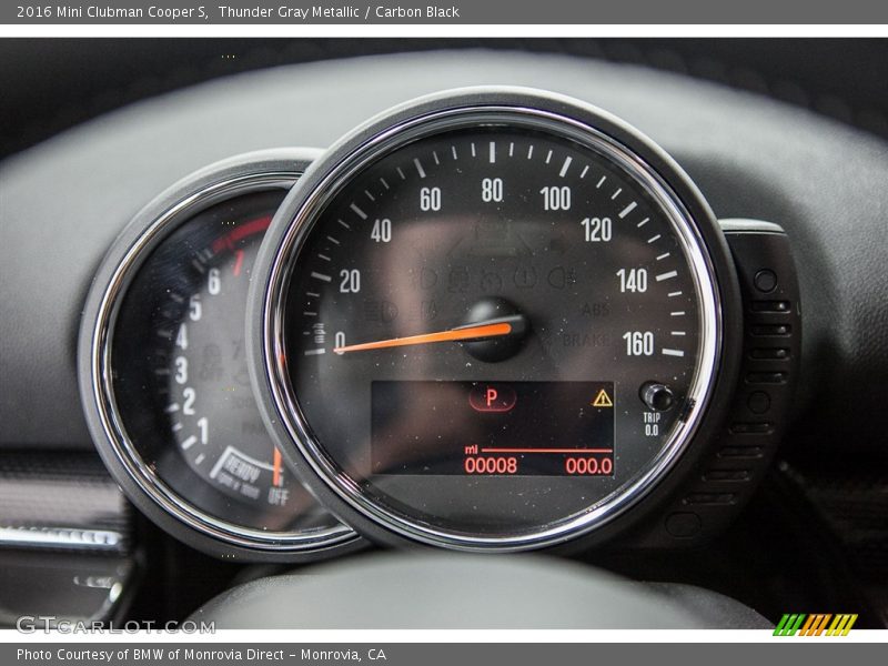 Thunder Gray Metallic / Carbon Black 2016 Mini Clubman Cooper S