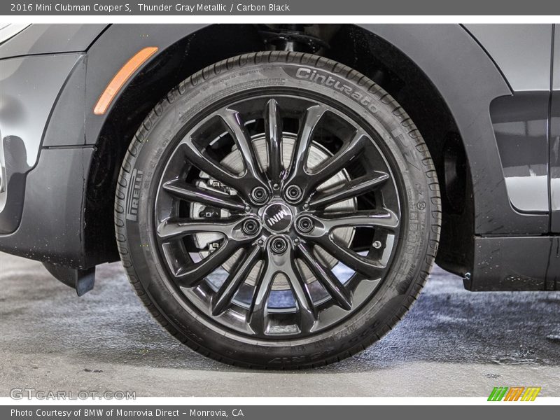 Thunder Gray Metallic / Carbon Black 2016 Mini Clubman Cooper S
