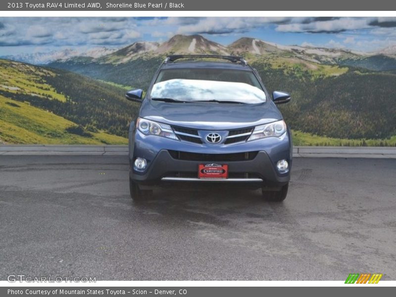 Shoreline Blue Pearl / Black 2013 Toyota RAV4 Limited AWD
