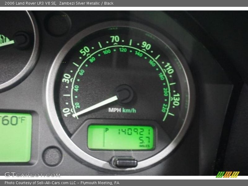 Zambezi Silver Metallic / Black 2006 Land Rover LR3 V8 SE
