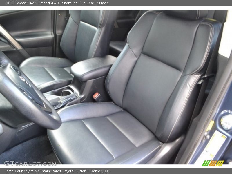 Shoreline Blue Pearl / Black 2013 Toyota RAV4 Limited AWD