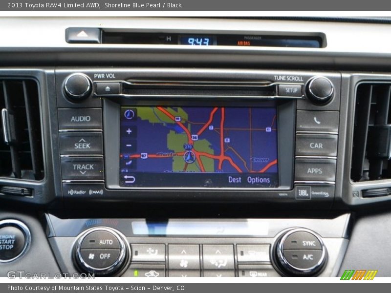 Shoreline Blue Pearl / Black 2013 Toyota RAV4 Limited AWD