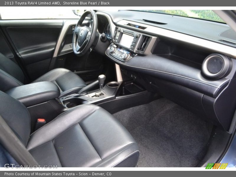 Shoreline Blue Pearl / Black 2013 Toyota RAV4 Limited AWD