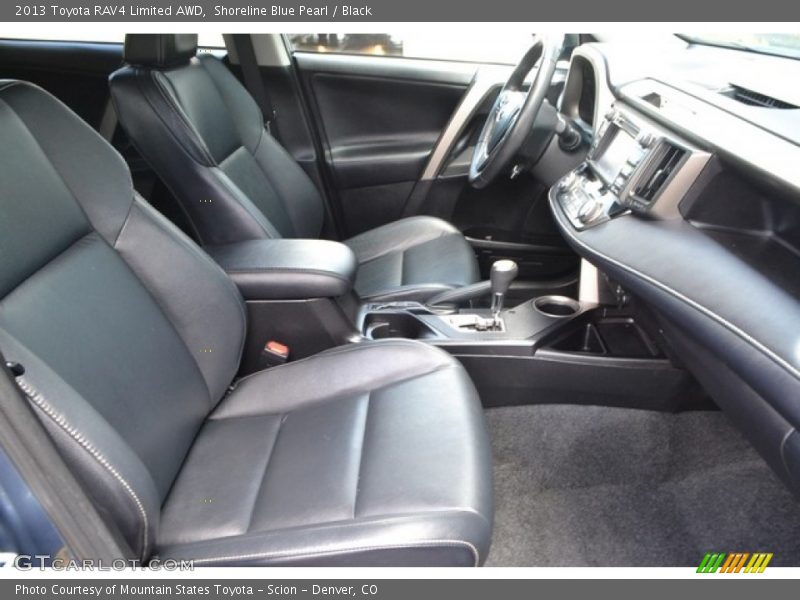 Shoreline Blue Pearl / Black 2013 Toyota RAV4 Limited AWD