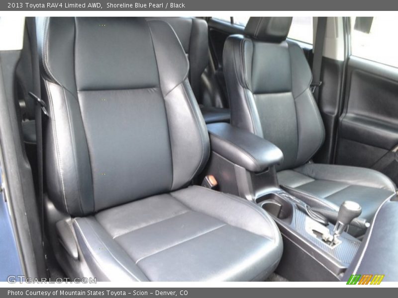 Shoreline Blue Pearl / Black 2013 Toyota RAV4 Limited AWD