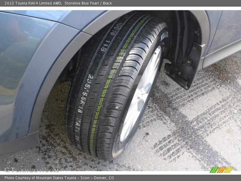 Shoreline Blue Pearl / Black 2013 Toyota RAV4 Limited AWD