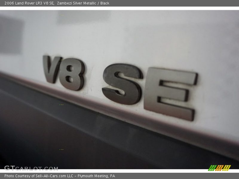 Zambezi Silver Metallic / Black 2006 Land Rover LR3 V8 SE