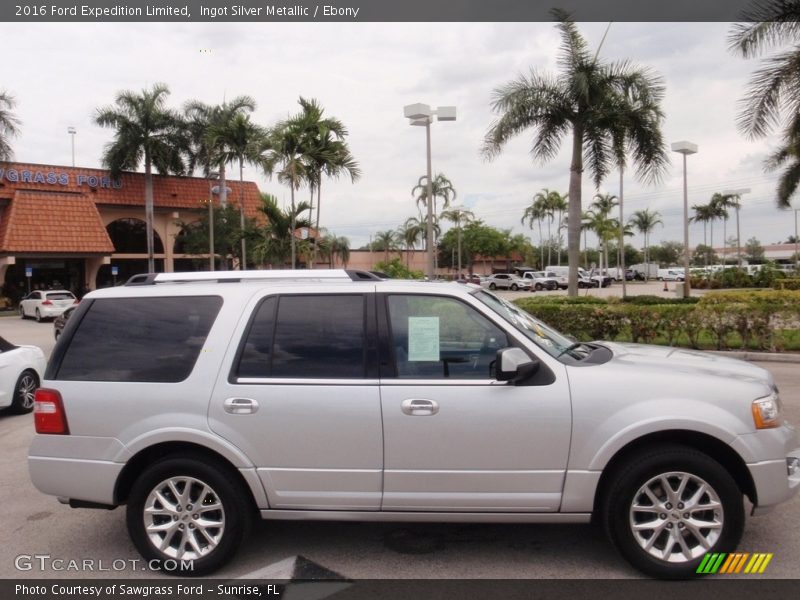 Ingot Silver Metallic / Ebony 2016 Ford Expedition Limited