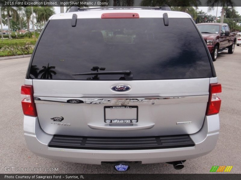 Ingot Silver Metallic / Ebony 2016 Ford Expedition Limited