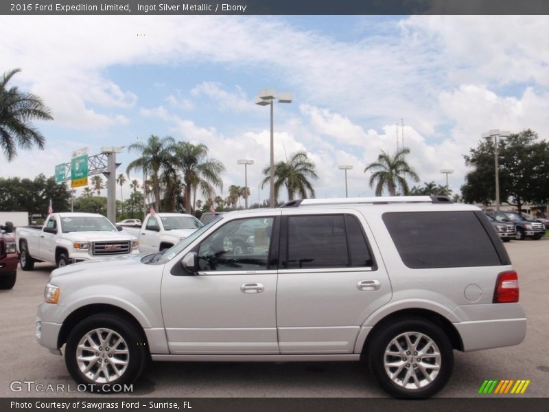 Ingot Silver Metallic / Ebony 2016 Ford Expedition Limited