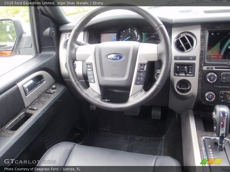 Ingot Silver Metallic / Ebony 2016 Ford Expedition Limited