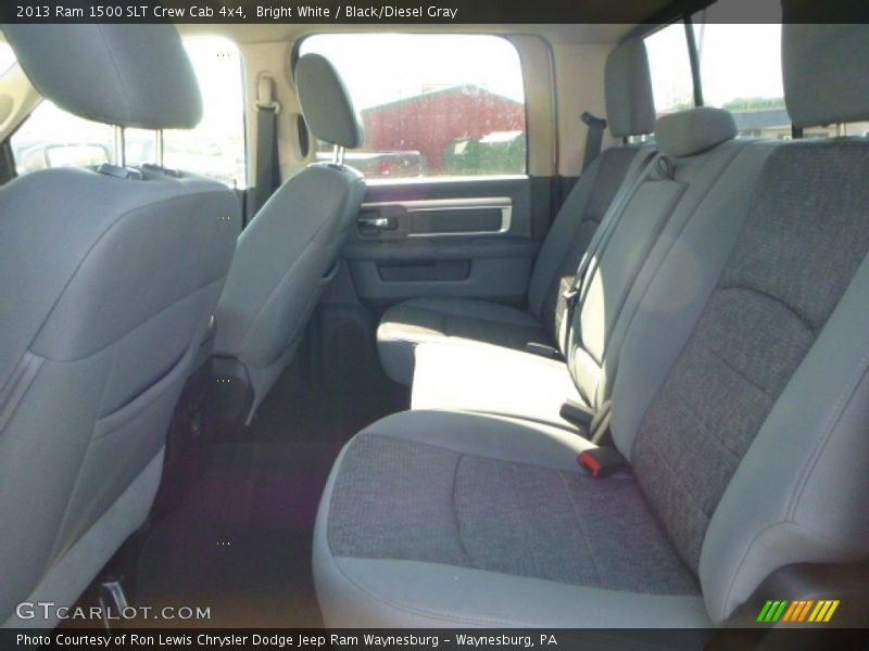 Bright White / Black/Diesel Gray 2013 Ram 1500 SLT Crew Cab 4x4