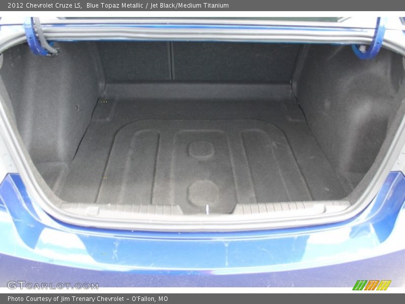 Blue Topaz Metallic / Jet Black/Medium Titanium 2012 Chevrolet Cruze LS