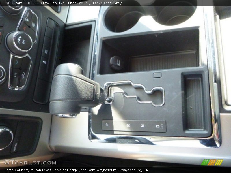 Bright White / Black/Diesel Gray 2013 Ram 1500 SLT Crew Cab 4x4
