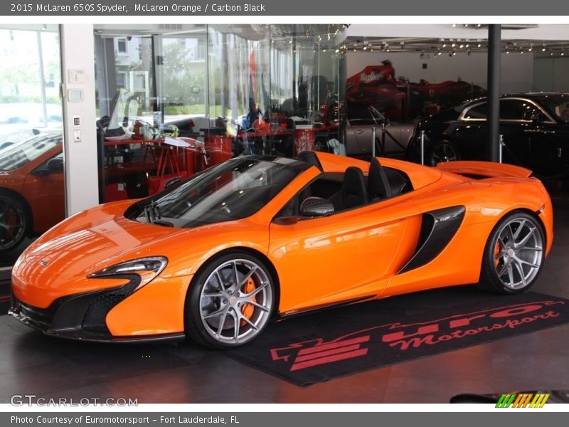  2015 650S Spyder McLaren Orange