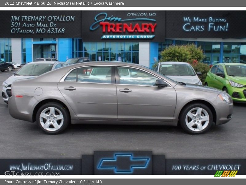 Mocha Steel Metallic / Cocoa/Cashmere 2012 Chevrolet Malibu LS