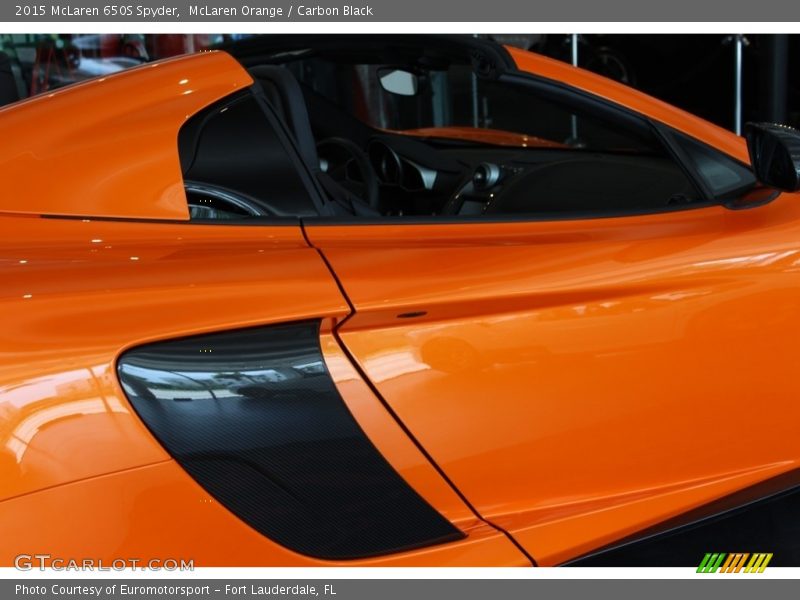 McLaren Orange / Carbon Black 2015 McLaren 650S Spyder