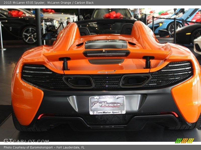 McLaren Orange / Carbon Black 2015 McLaren 650S Spyder