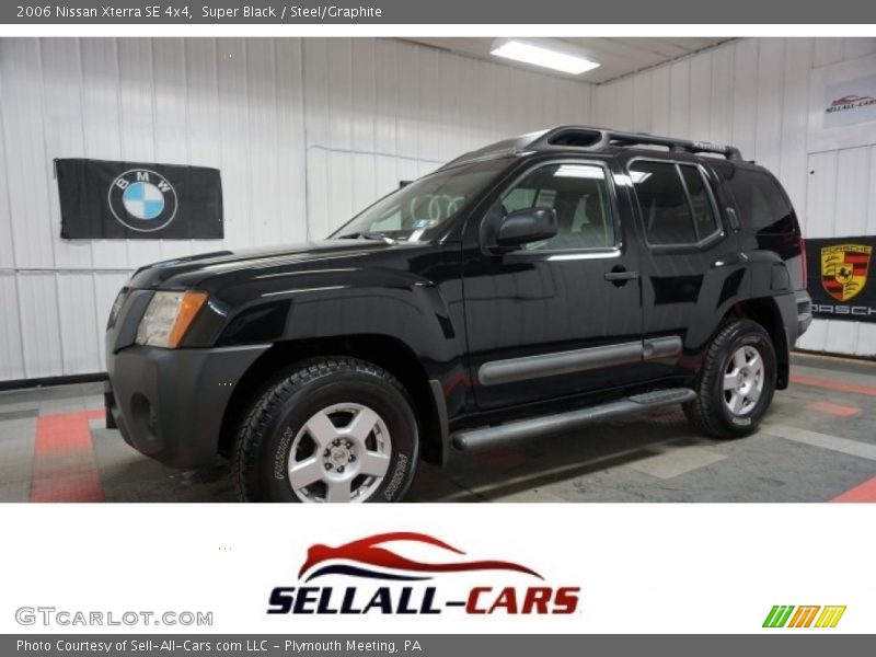 Super Black / Steel/Graphite 2006 Nissan Xterra SE 4x4