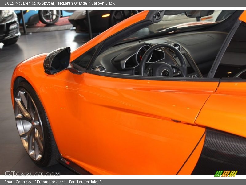 McLaren Orange / Carbon Black 2015 McLaren 650S Spyder