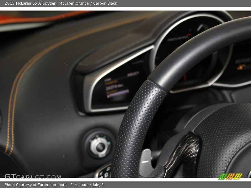 McLaren Orange / Carbon Black 2015 McLaren 650S Spyder