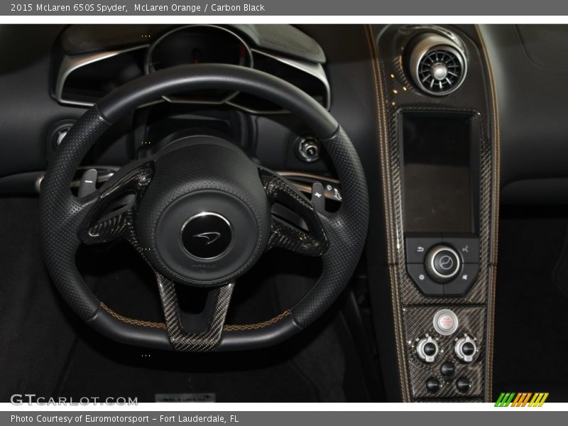 McLaren Orange / Carbon Black 2015 McLaren 650S Spyder