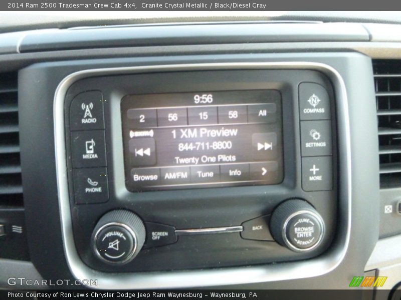 Granite Crystal Metallic / Black/Diesel Gray 2014 Ram 2500 Tradesman Crew Cab 4x4