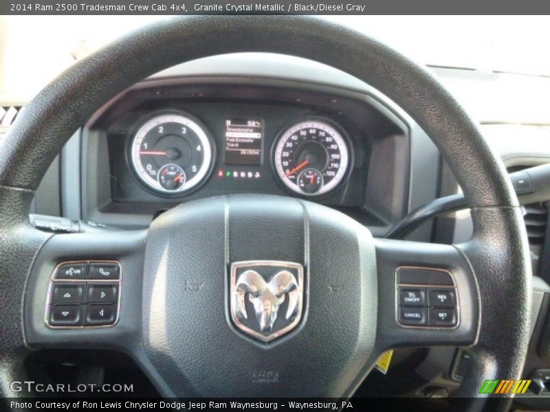 Granite Crystal Metallic / Black/Diesel Gray 2014 Ram 2500 Tradesman Crew Cab 4x4
