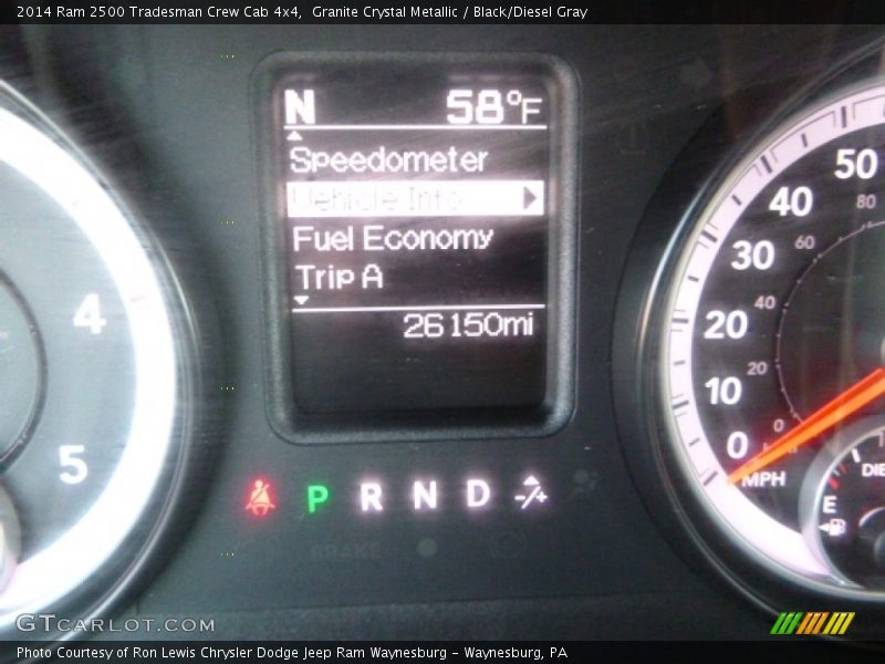 Granite Crystal Metallic / Black/Diesel Gray 2014 Ram 2500 Tradesman Crew Cab 4x4