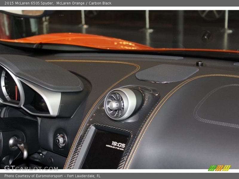 McLaren Orange / Carbon Black 2015 McLaren 650S Spyder