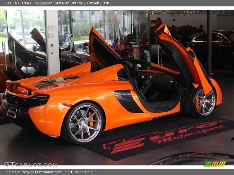 McLaren Orange / Carbon Black 2015 McLaren 650S Spyder