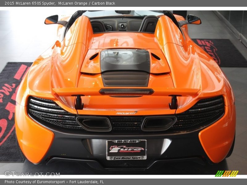 McLaren Orange / Carbon Black 2015 McLaren 650S Spyder