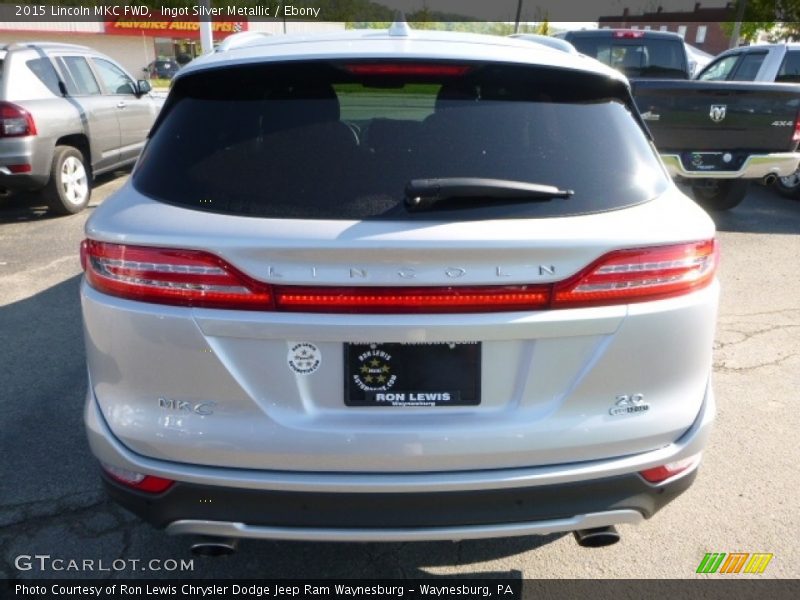 Ingot Silver Metallic / Ebony 2015 Lincoln MKC FWD