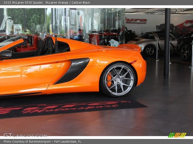 McLaren Orange / Carbon Black 2015 McLaren 650S Spyder