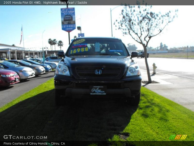 Nighthawk Black Pearl / Saddle 2005 Honda Pilot EX 4WD