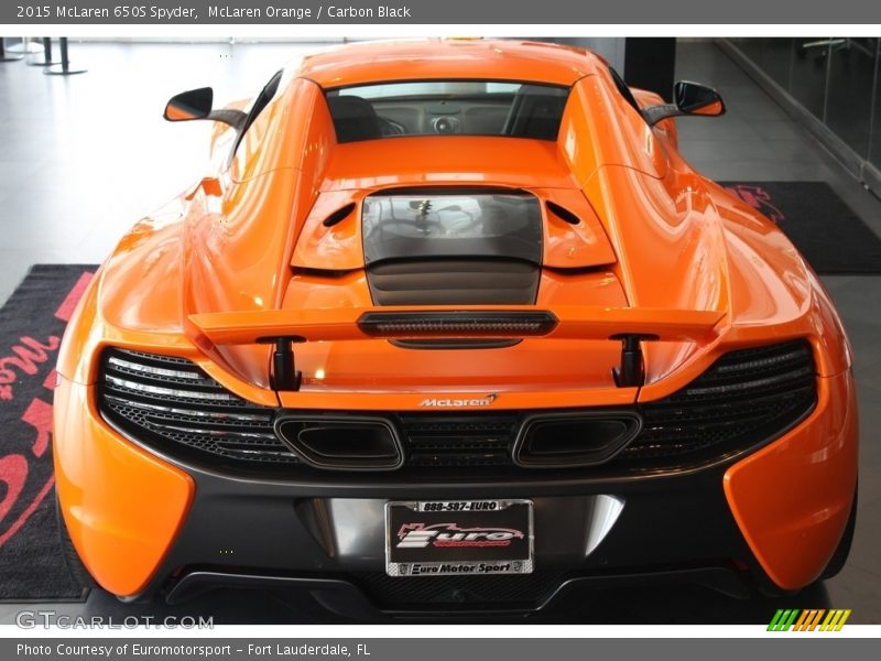 McLaren Orange / Carbon Black 2015 McLaren 650S Spyder