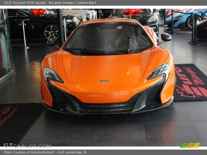 McLaren Orange / Carbon Black 2015 McLaren 650S Spyder