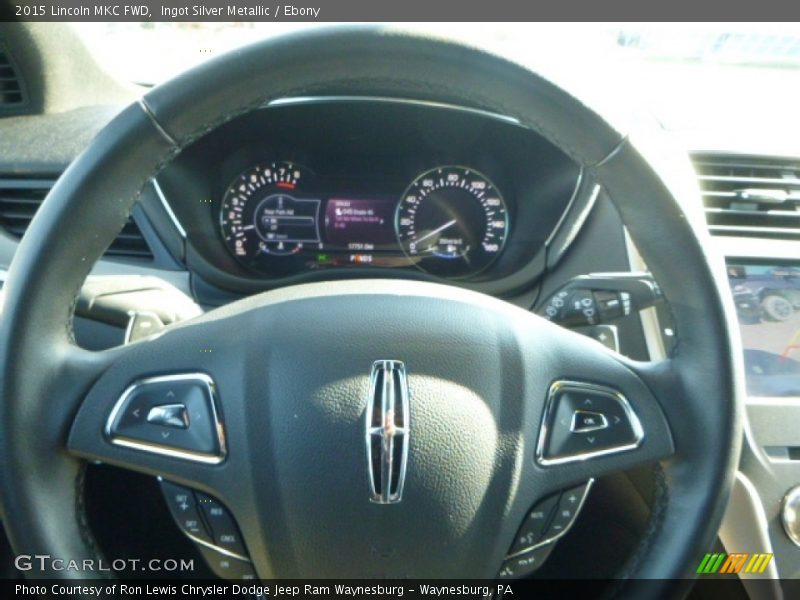 Ingot Silver Metallic / Ebony 2015 Lincoln MKC FWD