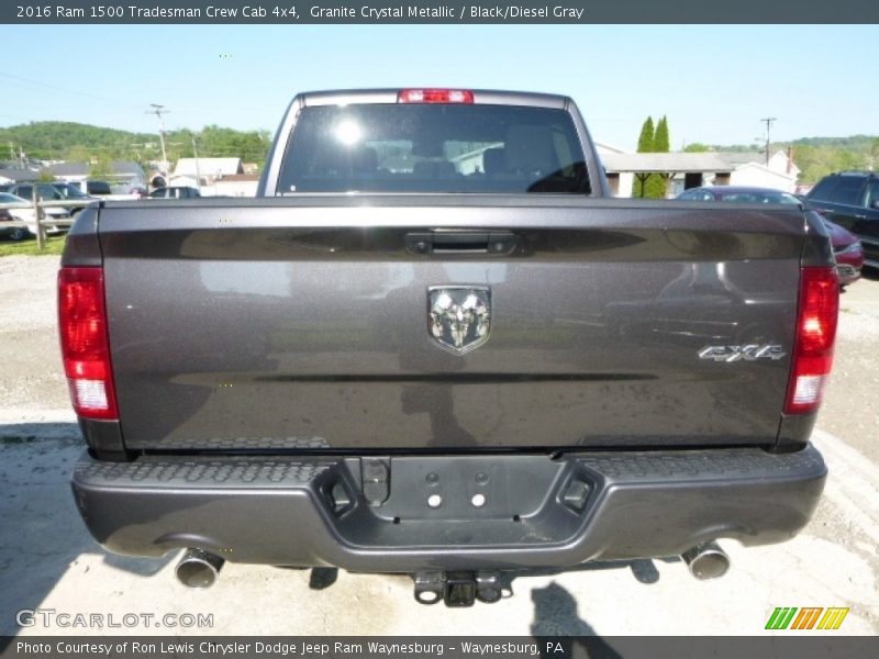 Granite Crystal Metallic / Black/Diesel Gray 2016 Ram 1500 Tradesman Crew Cab 4x4