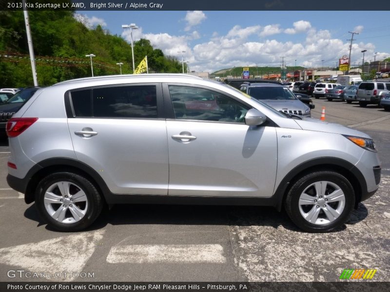 Bright Silver / Alpine Gray 2013 Kia Sportage LX AWD